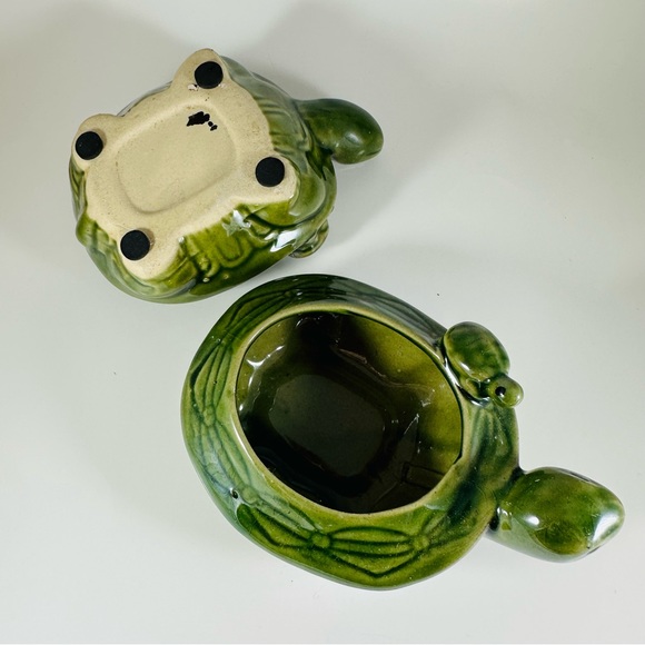 Set of to little vintage ceramic turtles, tea, light holders. - Picture 4 of 8